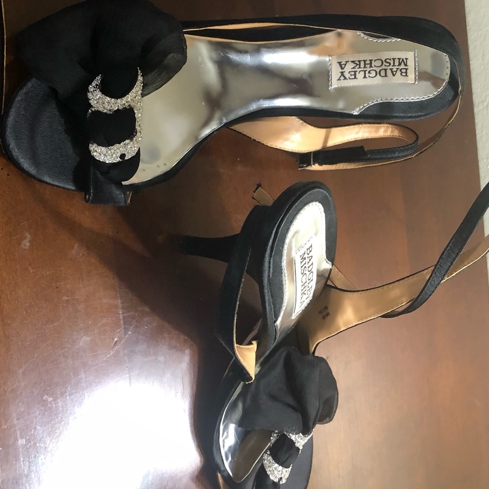 Women Badgley Mischka heels.